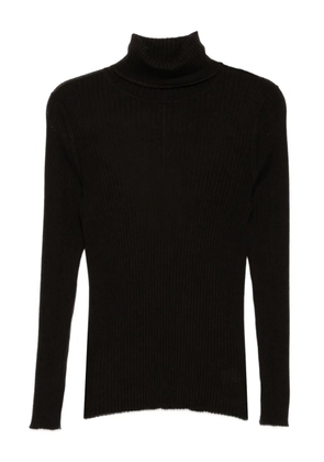 N.Peal roll-neck sweater - Brown
