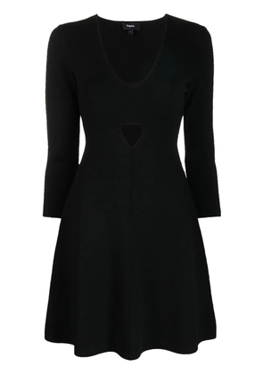 Theory cut-out mini dress - Black