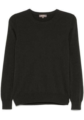 N.Peal Evie Classic Round Neck jumper - Green