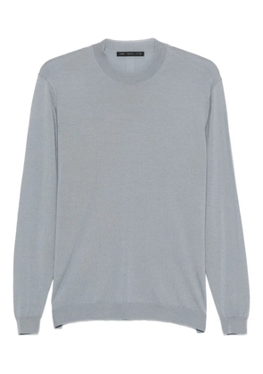 Low Brand crew-neck fine-knit jumper - Grey