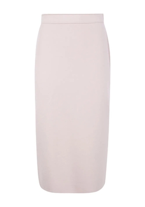 D.Exterior pencil midi skirt - Pink