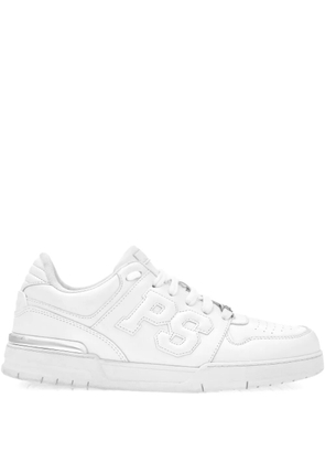 Plein Sport logo-embossed low-top sneakers - White