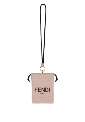 FENDI leather clutch bag - Pink