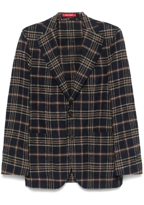 Bagnoli Sartoria Napoli checkered blazer - Blue
