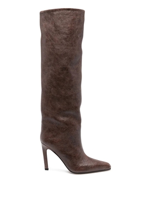 Paris Texas Jude 100mm knee-high boots - Brown