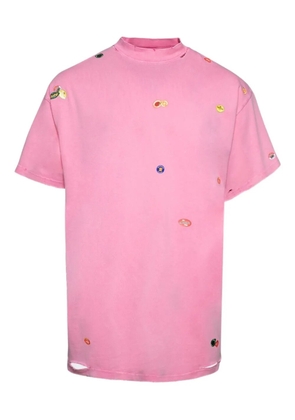 Balenciaga Fruity embroidered T-shirt - Pink