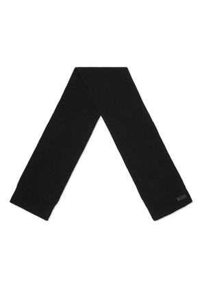 Gucci ribbed wool scarf - Black