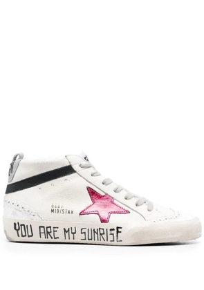 Golden Goose star-patch hi-top sneakers - White