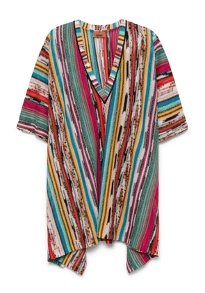 Missoni striped cover up - Red