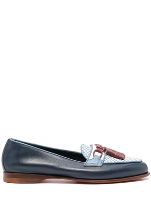 Santoni Andrea tassel-embellished loafers - Blue
