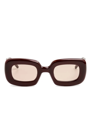 Kaleos Balin square-frame sunglasses - Brown
