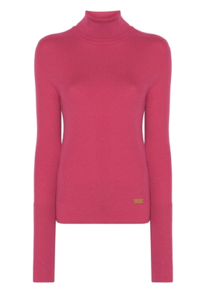 Balmain logo-plaque jumper - Pink