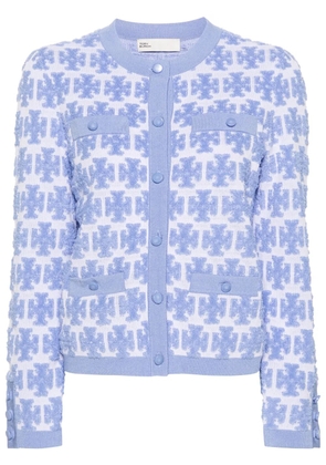 Tory Burch Kendra boucl� cardigan - Blue