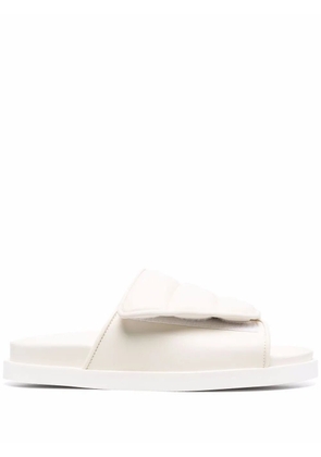 GIABORGHINI padded slip-on sandals - Neutrals