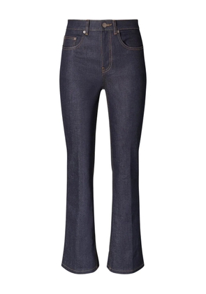 Tory Burch cropped flared jeans - Blue