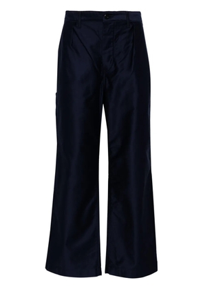 Danton straight-leg cotton trousers - Blue