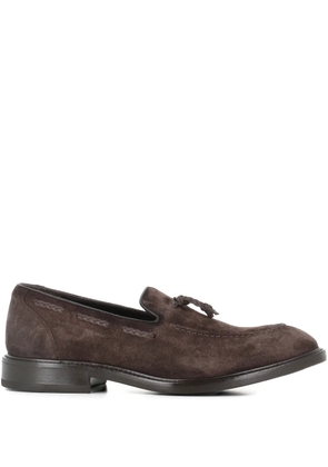 Alexander Hotto tassel-detail suede loafers - Brown