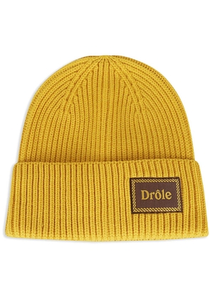 Drôle De Monsieur Le Bonnet Laine beanie - Yellow