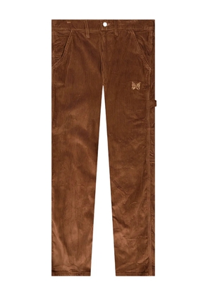 Needles corduroy butterfly trousers - Brown