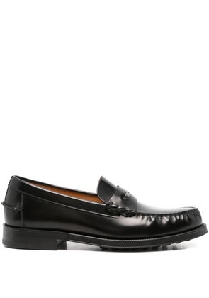 Tod's leather penny loafers - Black