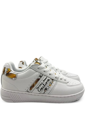 Versace Jeans Couture Barocco-print sneakers - White