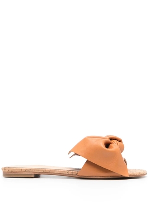 Paloma Barceló Leire leather sandals - Brown