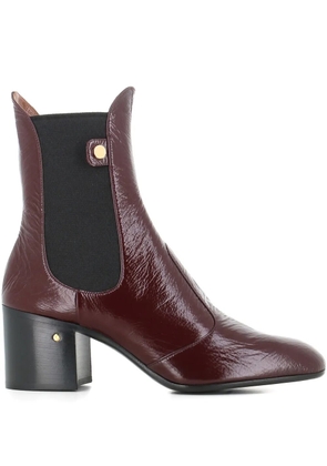 Laurence Dacade 60mm Angie leather ankle boots - Red