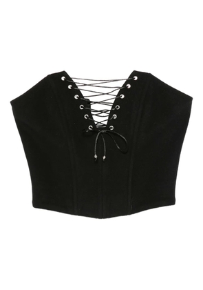 Vestiaire d'un Oiseau Libre lace-up corset top - Black