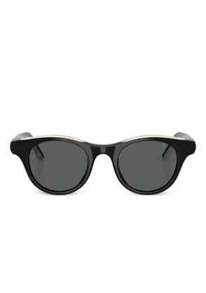 Brunello Cucinelli round-frame sunglasses - Black