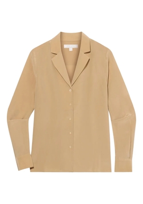 Brooks Brothers long-sleeve silk blouse - Neutrals
