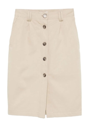 ANINE BING high-waisted skirt - Neutrals
