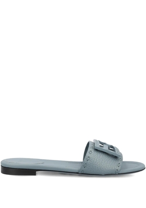 FENDI Baguette logo-detail sandals - Blue