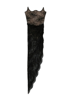 Giuseppe Di Morabito lace asymmetric dress - Black