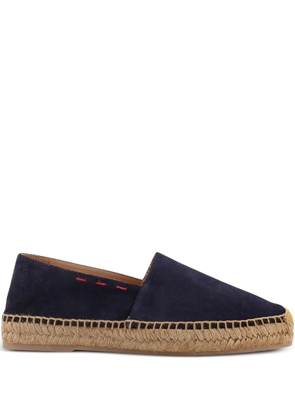 Kiton stitch-detail espadrilles - Blue