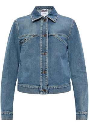 Moschino buttoned denim jacket - Blue