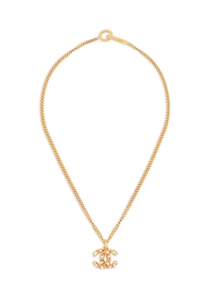 CHANEL Pre-Owned 2003 CC-pendant necklace - Gold