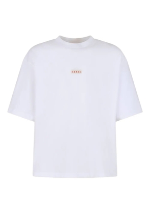 Marni embroidered logo T-shirt - White