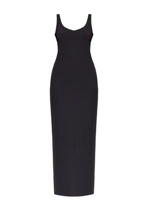 Bond-eye scoop-neck dress - Black