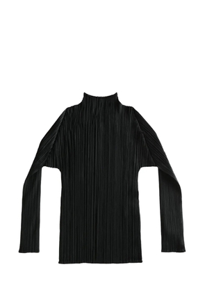 Pleats Please Issey Miyake pleated top - Black