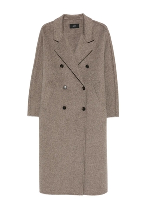 Arma double-breasted coat - Grey
