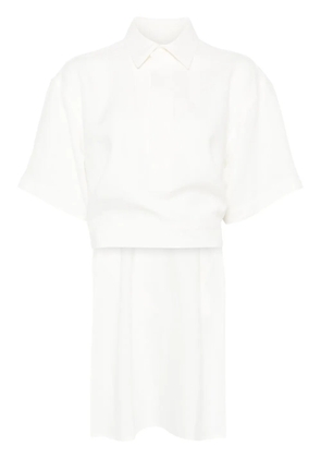 Plan C linen shirt - White