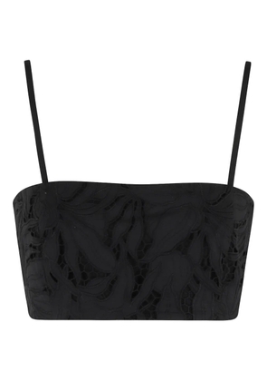 Isabelle Blanche cotton top - Black