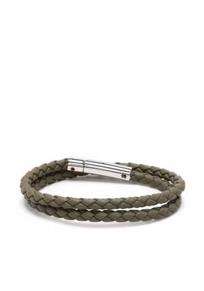 Tod's double braided bracelet - Green