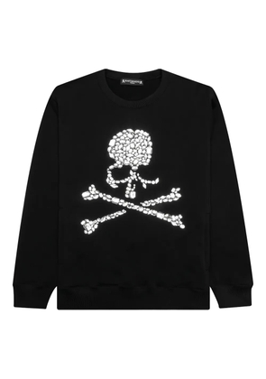 Mastermind World skull crystal-embellished sweatshirt - Black
