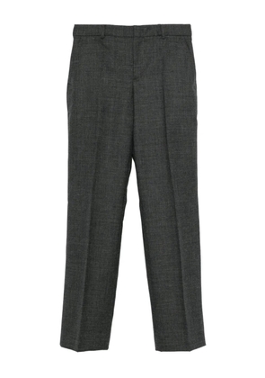 Moschino mélange-effect tailored trousers - Grey