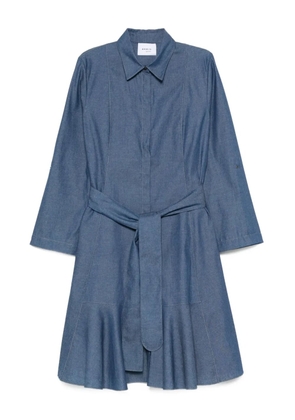 Akris Punto panelled mini dress - Blue