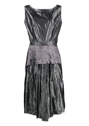 Maison Margiela inside-out sleeveless midi dress - Grey