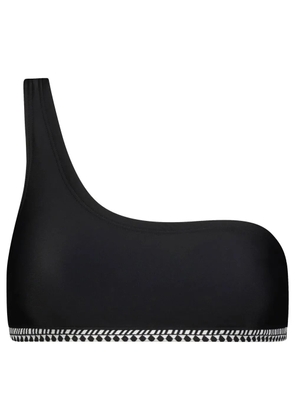 lemlem Lena one-shoulder bikini top - Black