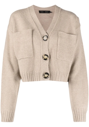 Proenza Schouler Sofia cropped cardigan - Neutrals