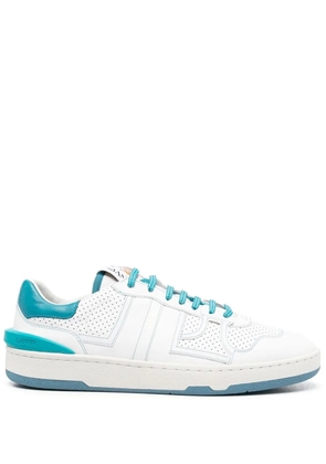 Lanvin perforated-panel leather sneakers - White